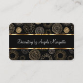 Design Classique Et Décorateur Carte de visite (Devant)