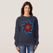 Design classique* Sweatshirt de base pour femmes (Devant entier)