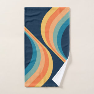 Design coloré d'ailes de style rétro