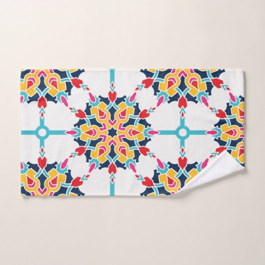 Design coloré Turc transparent (Serviette à main)