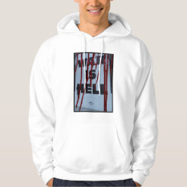 Design com Protesto Visual Urbano War is Hell  Hoodie