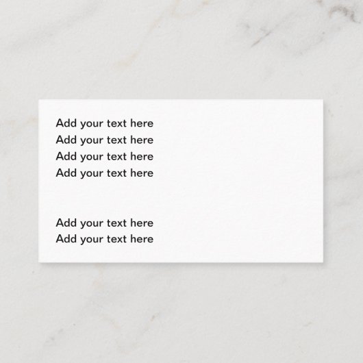 Design Cool Carte de visite automobile classique (Dos)