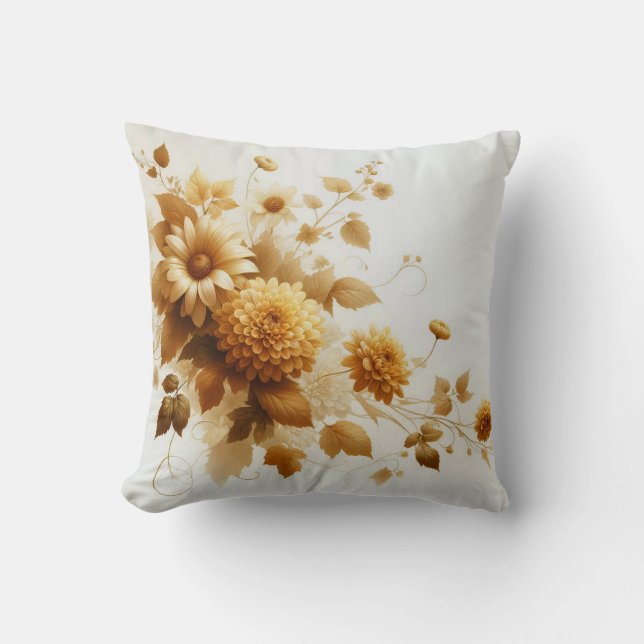 Design Coussin intemporel" Vintage Floral Elegance (Recto)
