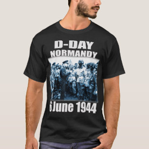 Design D-Day Normandy Landings Invasion Memorial T-shirt