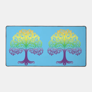 Design d'arbre coloré Mardi gras