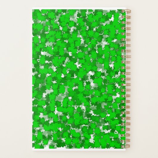 Design d'art Abstrait Foliage vert (Dos)