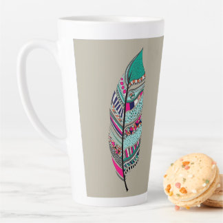 Design d'art au crayon Latte Mug