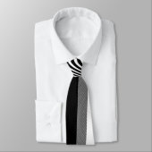 Design D'Art Optique Noir Et Blanc, Cravate (Attaché)