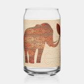 Design d'art tribal des éléphants (Verso)