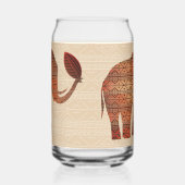 Design d'art tribal des éléphants (Gauche)