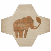 Design d'art tribal des éléphants (Plat)