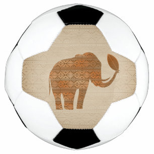 Design d'art tribal des éléphants