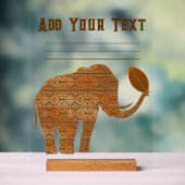 Design d'art tribal des éléphants (Neutre)