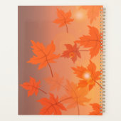 Design d'automne avec feuilles d'érable et effet b (Dos)