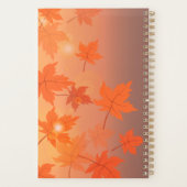 Design d'automne avec feuilles d'érable et effet b (Dos)