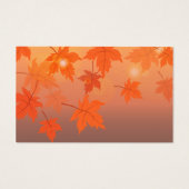 Design d'automne avec feuilles d'érable et effet b (Dos)