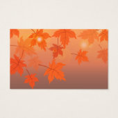 Design d'automne avec feuilles d'érable et effet b (Devant)