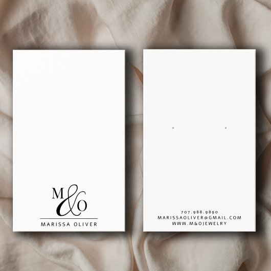 Design de bijoux Monogram chic