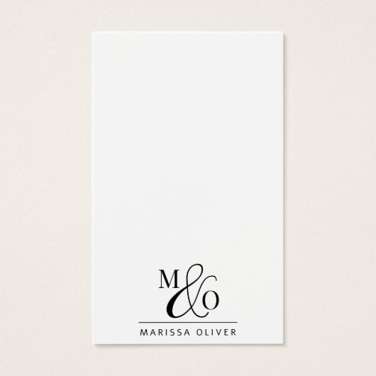 Design de bijoux Monogram chic (Devant)