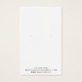 Design de bijoux Monogram chic (Dos)