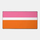 Design de bloc de couleur rose blanc orange clair (Recto)