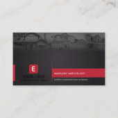 Design de carte d'entreprise immobilière de Keller (Dos)