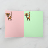 Design de carte drôle de joyeux anniversaire de (Intérieur)