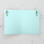 Design de carte étranger de joyeux anniversaire de (Intérieur)