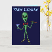 Design de carte étranger de joyeux anniversaire de (Fleur jaune)