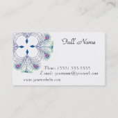 Design de carte religieux de rideau en gland (Dos)