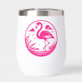 Design de cercle d'été flamant rose-68730 (Arrière)