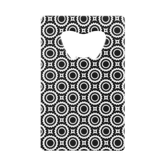 Design de cercles en zigzag noir mignon (Devant)