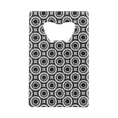 Design de cercles en zigzag noir mignon (Dos)