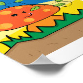 Design de champignon #3 Illustration Impression (Coin)