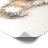 Design de chat et de souris sur une affiche / impr (Coin)