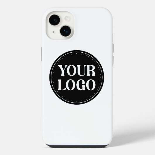 Design de code QR noir élégant | Marque élégante (Verso)