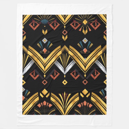 Design de couverture Art Déco Géométrique de luxe (Devant)