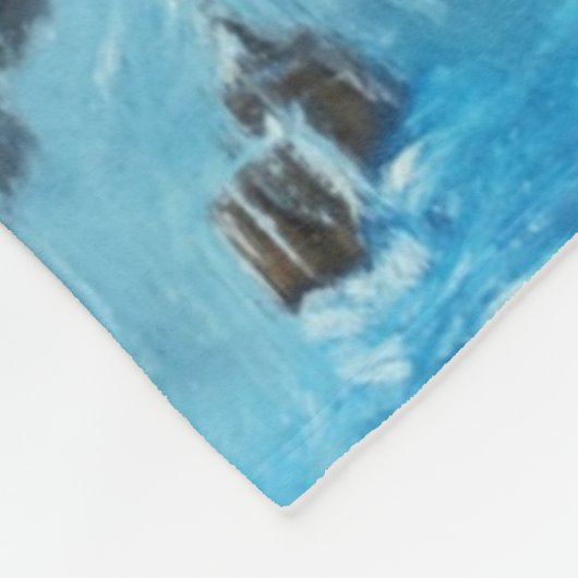 Design de couverture en polaire "Mer de puissance" (Coin)