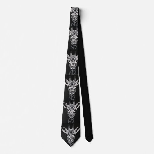 Design de cravate Monotone Giraffe (Devant)