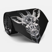Design de cravate Monotone Giraffe (Roulé)