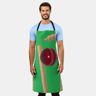Design de cricket vert, tablier complet