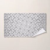 Design de densité en gris - Ensemble de serviettes (Serviette à main)