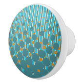 Design de densité - Turquoise&Orange - Bouton de t (Droite)