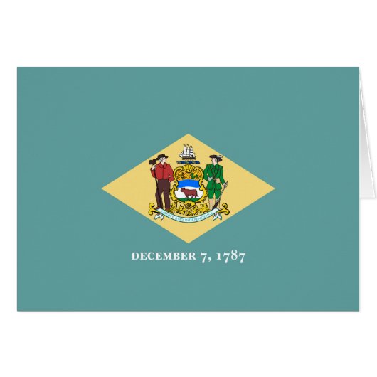 Design de drapeau d'état du Delaware (Devant horizontal)