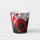 Design de fleur Latte Mug (Devant)