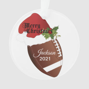 Design de football de Santa Hat Nom DO-IT-YOURSE
