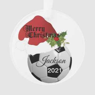 Design de football de Santa Hat Nom DO-IT-YOURSEL