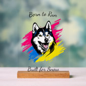Design de Husky Pop Art personnalisable (Neutre)