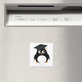 Design de la graduation en pingouin - Magnet Carré (In Situ (Lave-vaisselle))