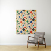 Design de la tapisserie sur le thème de Noël (En situation)